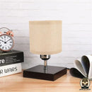 Petit abat-jour rotin pour lampe de chevet