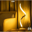 Petite lampe de chevet spirale led dimmable