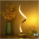 Petite lampe de chevet spirale led dimmable
