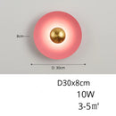 Lampe de chevet en verre coloré