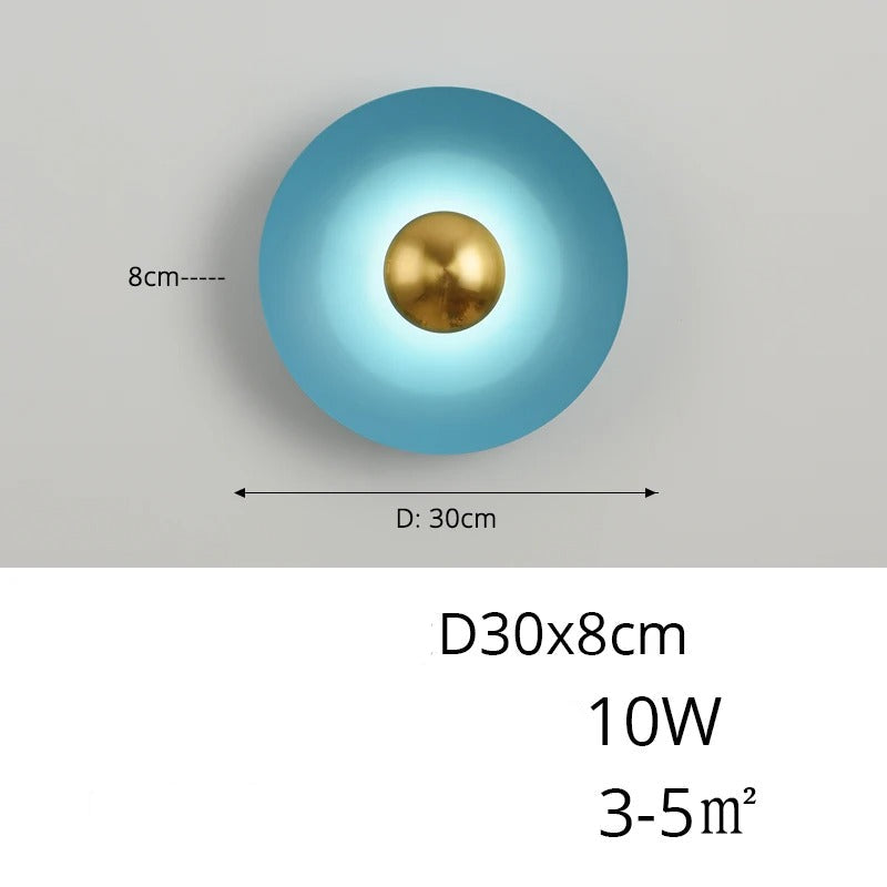 Lampe de chevet en verre coloré